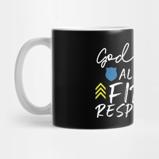 God Bless All Our First Responders Mug